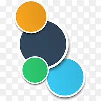 多彩圆圈标签-空若网 多彩圆圈标签-空若网