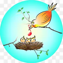 卡通鸟素材-空若网 卡通鸟素材-空若网