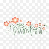 卡通手绘梦幻花丛-空若网 卡通手绘梦幻花丛-空若网