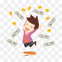 卡通欢呼小人-空若网 卡通欢呼小人-空若网