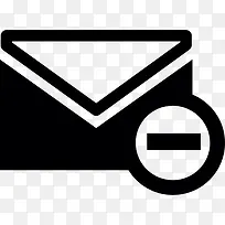 删除电子邮件图标-空若网 删除电子邮件图标-空若网