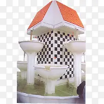 欧式建筑喷泉创意-空若网 欧式建筑喷泉创意-空若网