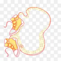 黄色鞋子边框-空若网 黄色鞋子边框-空若网