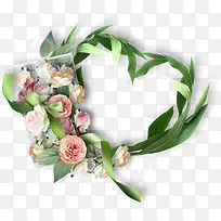 爱心花圈边框-空若网 爱心花圈边框-空若网