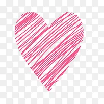 红色线条爱心矢量图-空若网 红色线条爱心矢量图-空若网