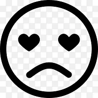 悲伤的爱的表情图标-空若网 悲伤的爱的表情图标-空若网