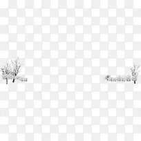 雪中的树-空若网 雪中的树-空若网