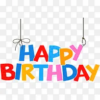 矢量生日快乐艺术字-空若网 矢量生日快乐艺术字-空若网