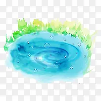 水彩墨迹水珠-空若网 水彩墨迹水珠-空若网