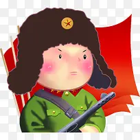 卡通雷锋-空若网 卡通雷锋-空若网