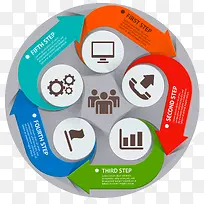 商务信息图表示意图-空若网 商务信息图表示意图-空若网