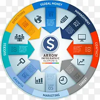 商务信息图表示意图-空若网 商务信息图表示意图-空若网