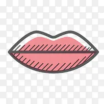 红色嘴巴图标-空若网 红色嘴巴图标-空若网