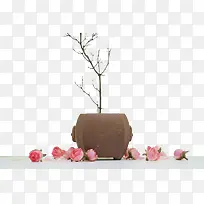 枯枝盆栽-空若网 枯枝盆栽-空若网