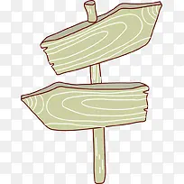 木纹指示牌-空若网 木纹指示牌-空若网