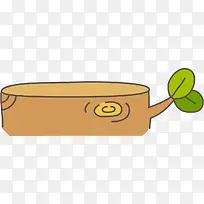 手绘矢量木墩-空若网 手绘矢量木墩-空若网