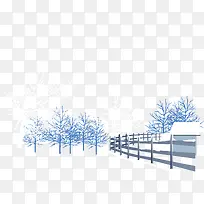 矢量手绘冬天背景素材-空若网 矢量手绘冬天背景素材-空若网