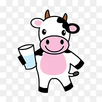卡通奶牛矢量素材-空若网 卡通奶牛矢量素材-空若网
