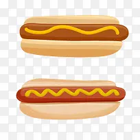 卡通手绘香肠汉堡快餐-空若网 卡通手绘香肠汉堡快餐-空若网