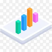 扁平化柱状图PNG下载-空若网 扁平化柱状图PNG下载-空若网
