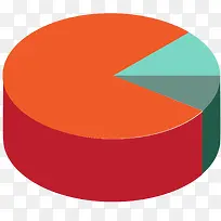 扁平化饼状图PNG下载-空若网 扁平化饼状图PNG下载-空若网