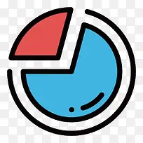 扁平化饼状图PNG下载-空若网 扁平化饼状图PNG下载-空若网