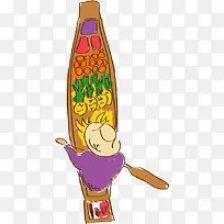 卡通手绘船-空若网 卡通手绘船-空若网