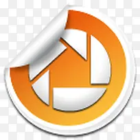 ��ɫLOGO���ѭ����־ͼ��-������