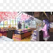 唯美商品室内插画-空若网 唯美商品室内插画-空若网