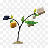 树枝上的方形香皂七夕情人节-空若网 树枝上的方形香皂七夕情人节-空若网