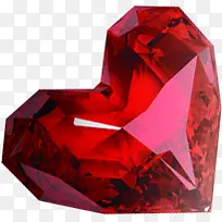 红色心形宝石-空若网 红色心形宝石-空若网