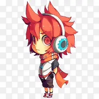 卡通Q版角色人物插画-空若网 卡通Q版角色人物插画-空若网