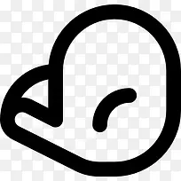 棒球手套图标-空若网 棒球手套图标-空若网