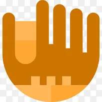 棒球手套图标-空若网 棒球手套图标-空若网