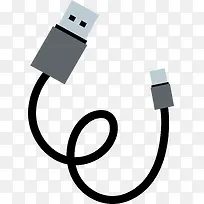 矢量数据线装饰图-空若网 矢量数据线装饰图-空若网