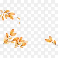 卡通手绘精美树叶-空若网 卡通手绘精美树叶-空若网
