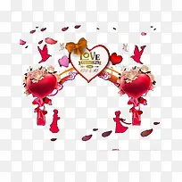 情人节门头设计-空若网 情人节门头设计-空若网