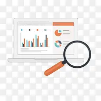 卡通数据分析插画设计-空若网 卡通数据分析插画设计-空若网