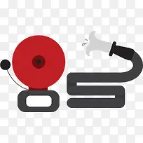 消防带PNG矢量元素-空若网 消防带PNG矢量元素-空若网