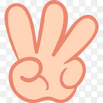 3根手指矢量素材图-空若网 3根手指矢量素材图-空若网