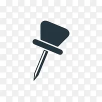 扁平化手绘几何图钉-空若网 扁平化手绘几何图钉-空若网