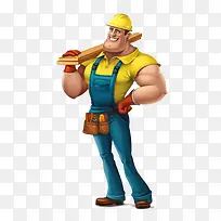 拿着木板的卡通人物-空若网 拿着木板的卡通人物-空若网