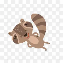 扁平化卡通小动物臭鼬-空若网 扁平化卡通小动物臭鼬-空若网