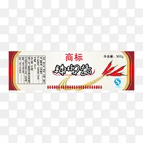辣椒酱瓶贴下载-空若网 辣椒酱瓶贴下载-空若网