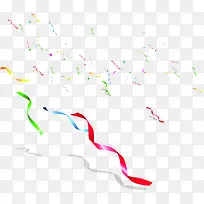 随风飞舞的彩色缎带-空若网 随风飞舞的彩色缎带-空若网