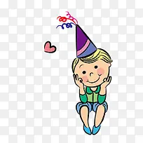 生日卡通插图-空若网 生日卡通插图-空若网