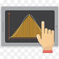 呈抛物线的数据矢量图-空若网 呈抛物线的数据矢量图-空若网