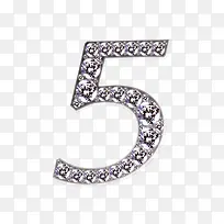 数字5 钻石效果-空若网 数字5 钻石效果-空若网