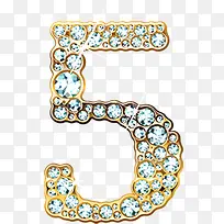 高清钻石数字装饰5-空若网 高清钻石数字装饰5-空若网