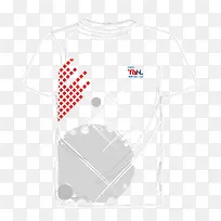 矢量白色质感夏季T恤-空若网 矢量白色质感夏季T恤-空若网